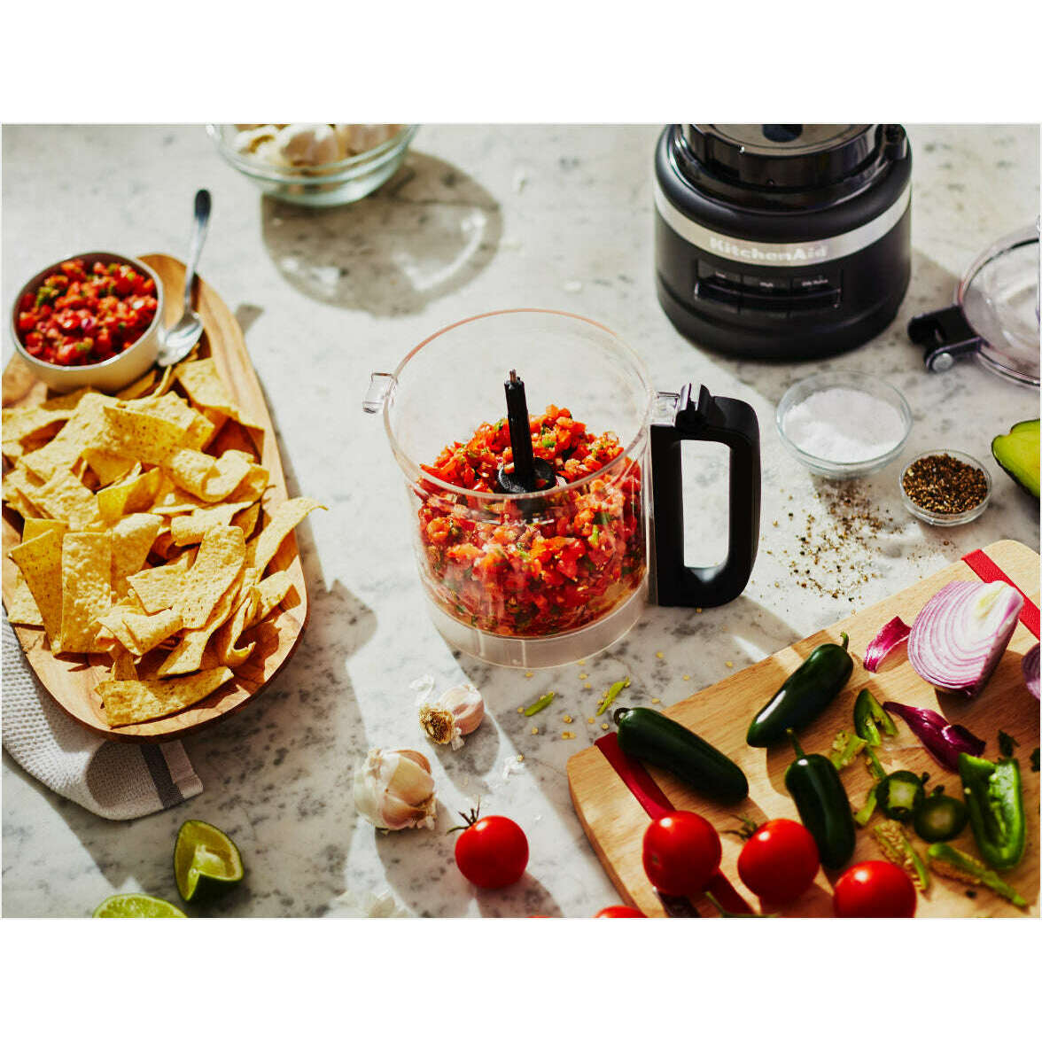2.1L Food Processor, Empire Red - Medaid International