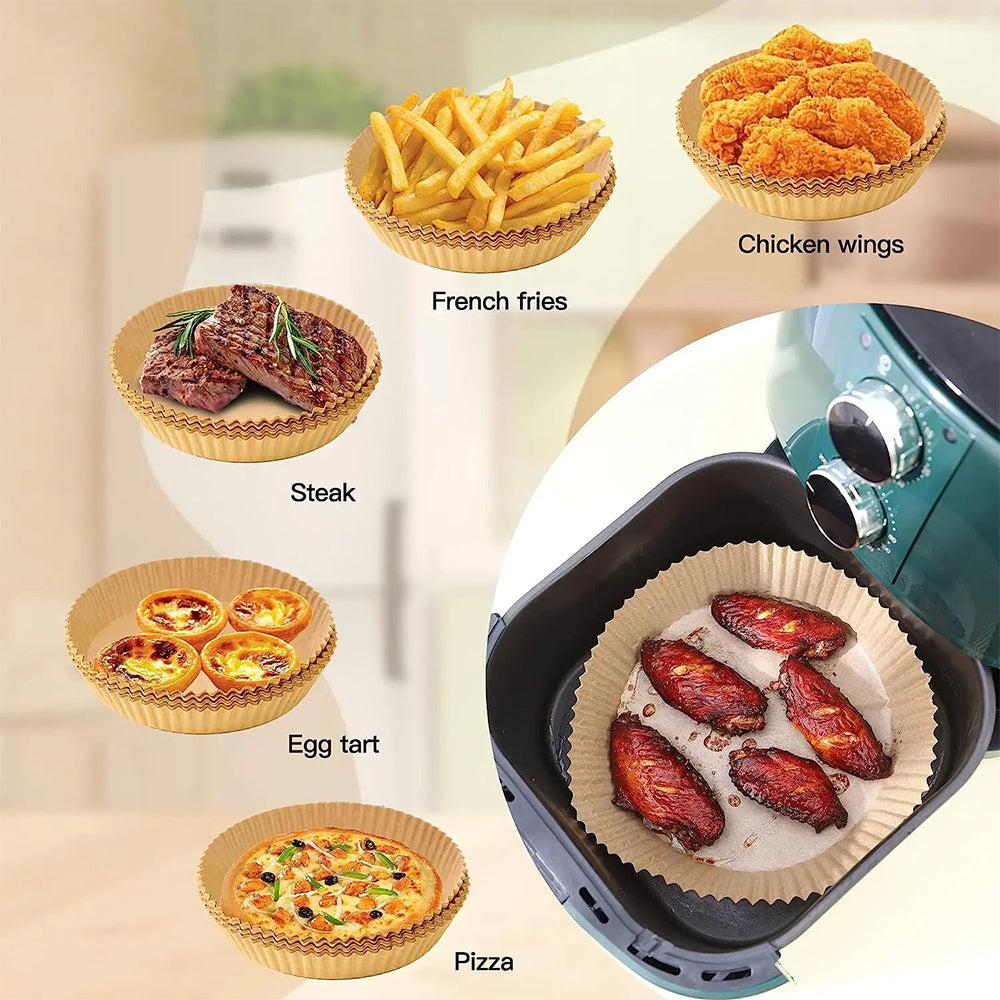 Air Fryer Liners Disposable Paper 50 Pcs - Medaid International