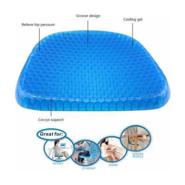 Silicone Gel Honeycomb Cushion pillow with Non-Slip Cover ‚Äì Soft, Breathable Support for Home, Office, Car & Wheelchair - Medaid International