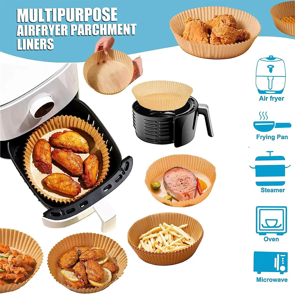 Air Fryer Liners Disposable Paper 50 Pcs - Medaid International