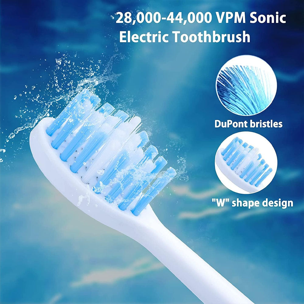 Electric Teeth Cleaner 2 in 1 Electric Teeth with Toothbrush Head - Medaid International