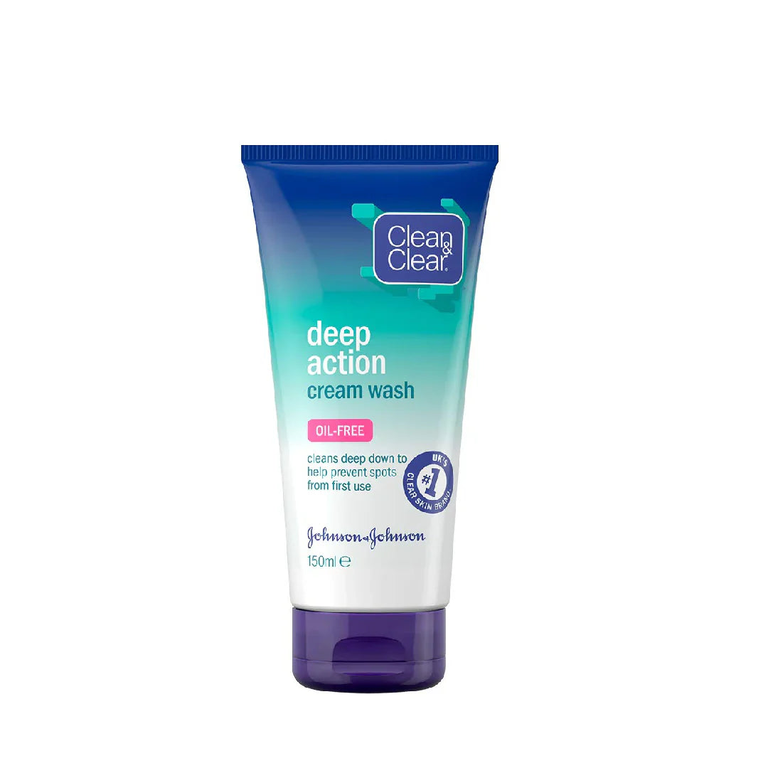 Clean & Clear Deep Action Cream Wash 150ml - Medaid