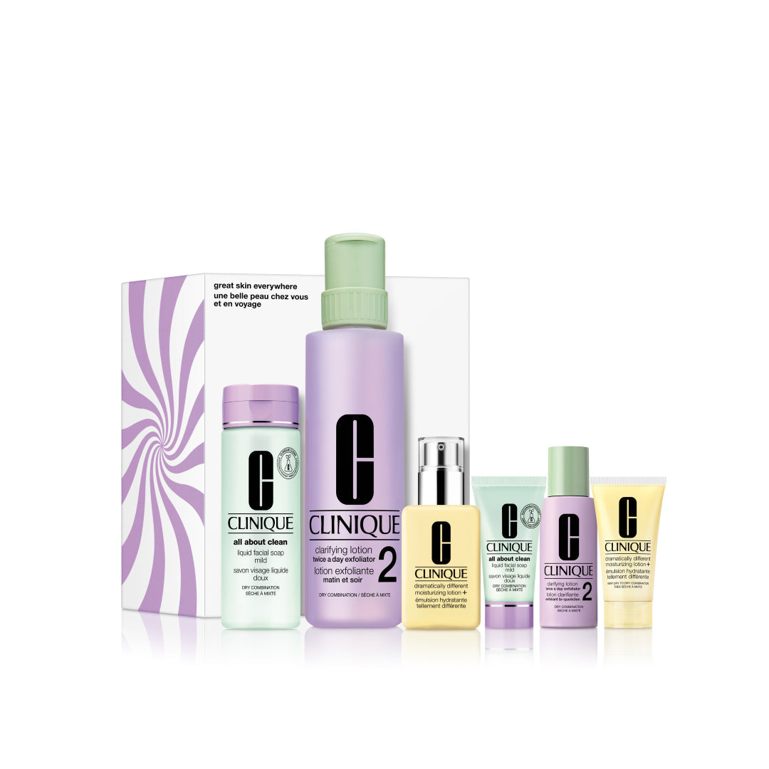Clinique Great Skin Everywhere Set - Skin Type 1,2 16% Off!