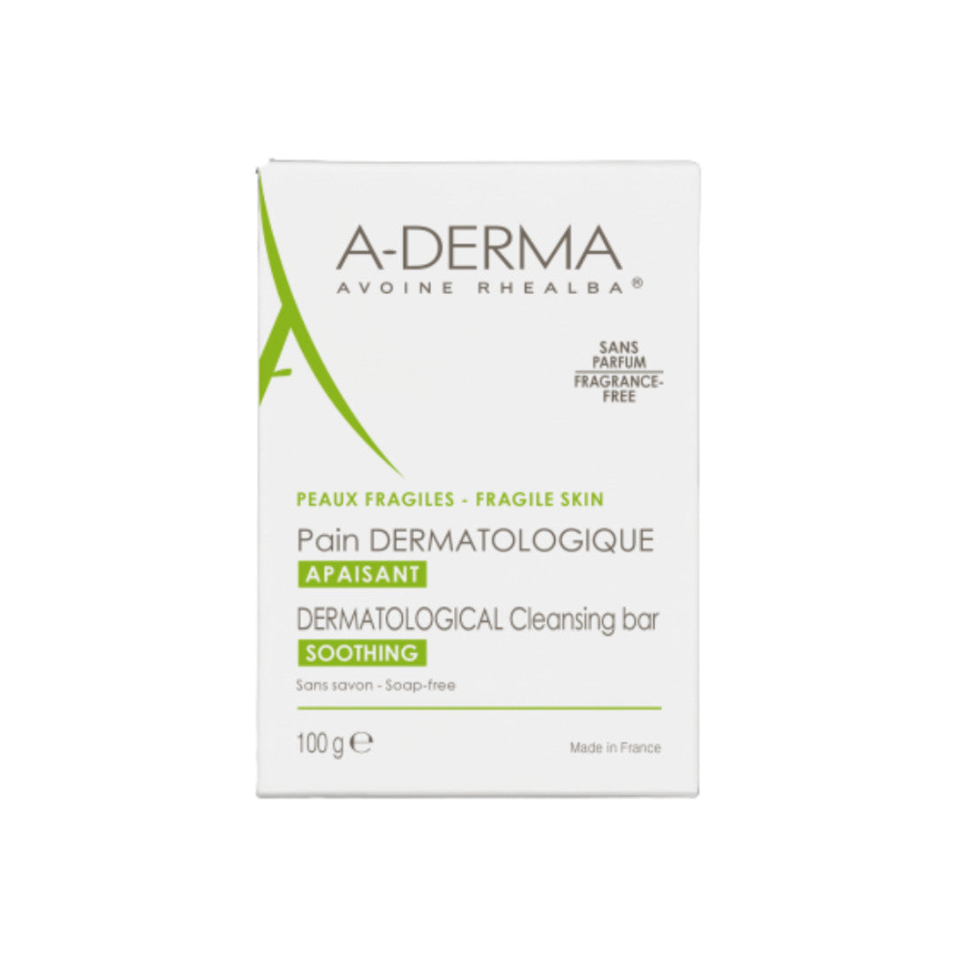 A-Derma Dermatological Bread Oat Milk Soothing Cleansing Bar - Medaid - Lebanon