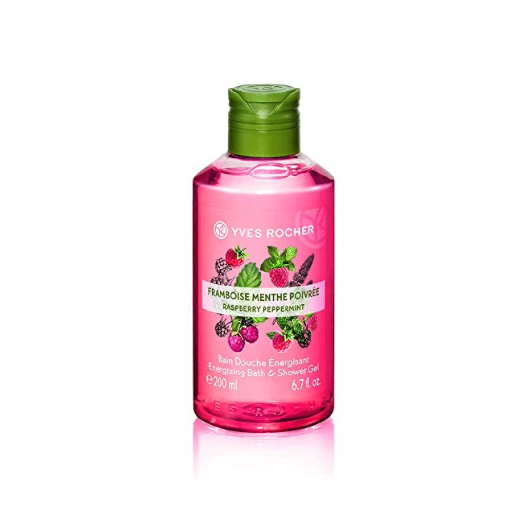 Yves Rocher Energizing Shower Gel Raspberry Peppermint - Medaid