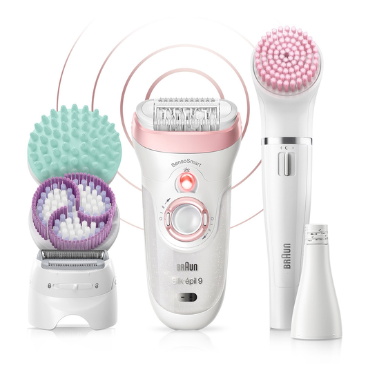 Braun Wet & Dry Silk-Epilator Beauty Set 9 9/985 BS - Medaid - Lebanon