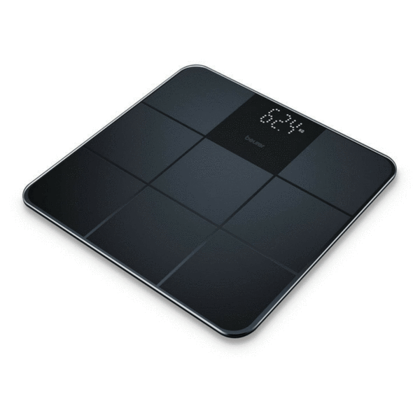 Gs 235 Glass Black Bathroom Scale - Medaid