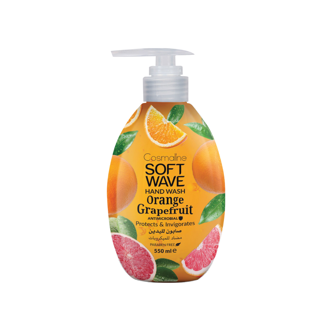 Cosmaline Soft Wave Liquid Soap Orange Grapefruit 550ml - Medaid