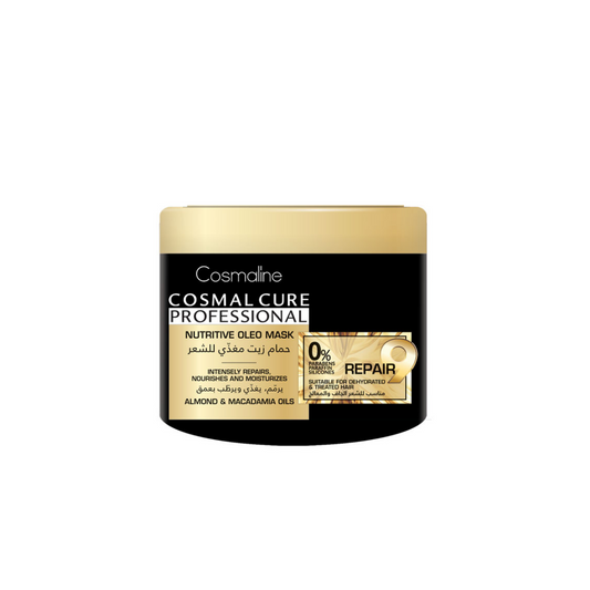 Cosmaline Cosmal Cure Professional Repair 9 Nutritive Oleo Mask 450ml - Medaid - Lebanon