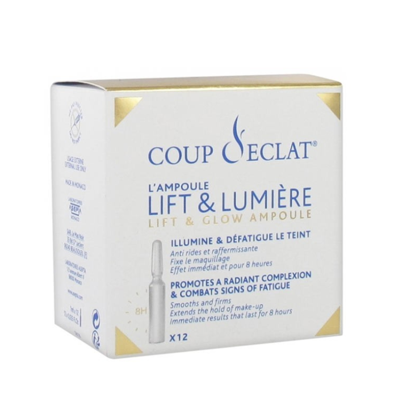 Coup D'Eclat - 12 Lift and Glow Phials - Medaid International