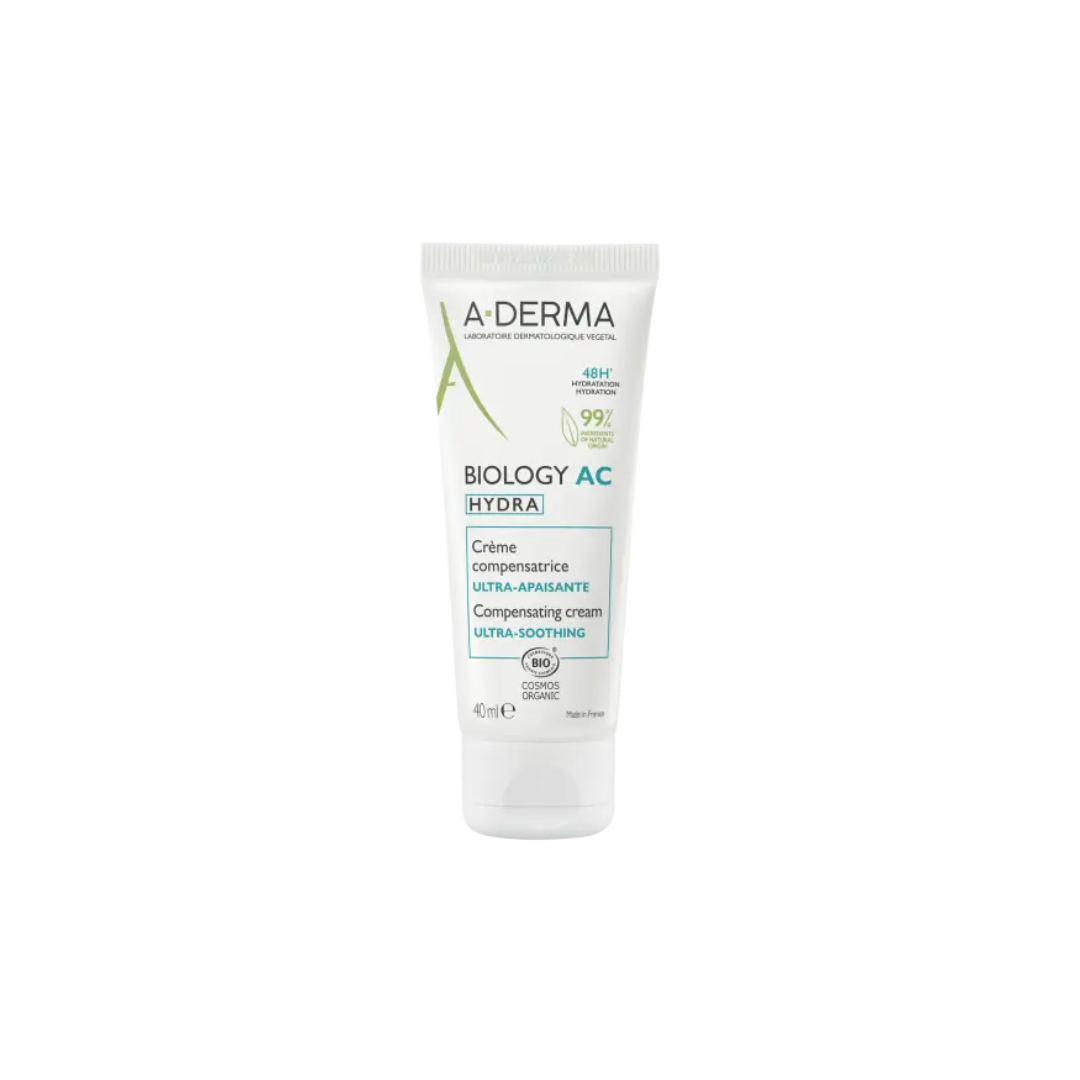 A-Derma Phys-Ac Hydra Compensating Cream For Acne Prone Skin 40ml