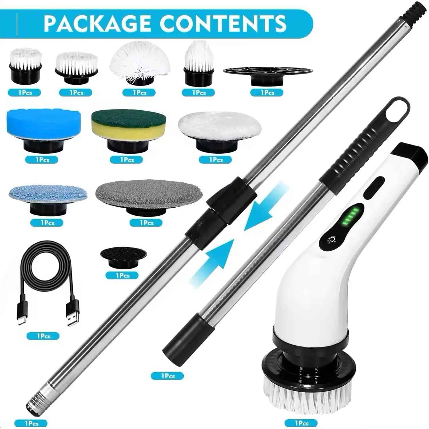 7 in 1 Electric Cleaning Brush - Medaid International