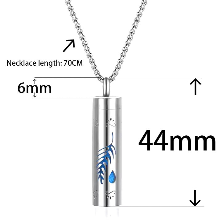 Pendant Perfume Stainless Steel Necklace - Medaid International