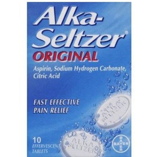 Alka-Seltzer - Original Aspirin 10 Tablets - Medaid International