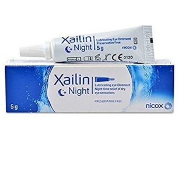 Xailin - Night Lubricating Eye Ointment 5g - Medaid