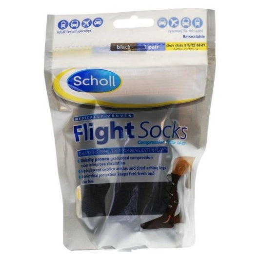Scholl - Flight Socks Sizes 9-12 / 44-47 - Medaid International