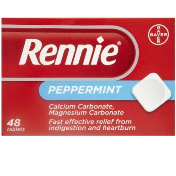 Rennie - Peppermint Tablets 72 - Medaid