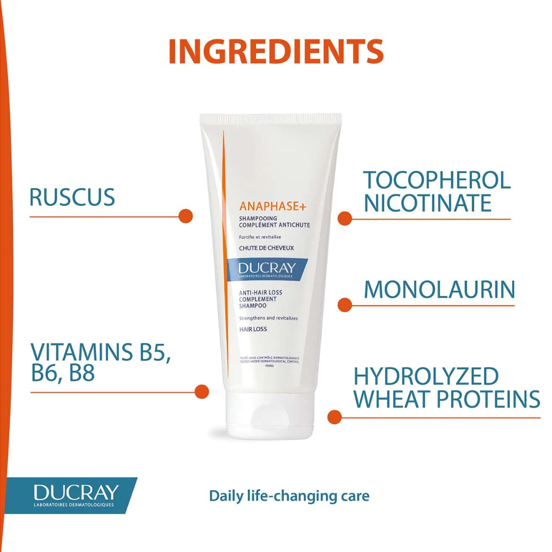 Ducray Anaphase+ Anti Hair Loss Shampoo 200ml