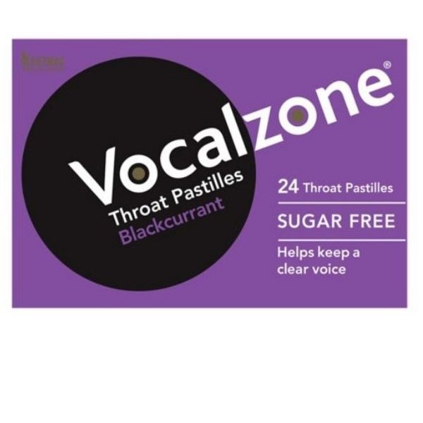 Vocalzone - Throat Pastilles Blackcurrant 24 - Medaid