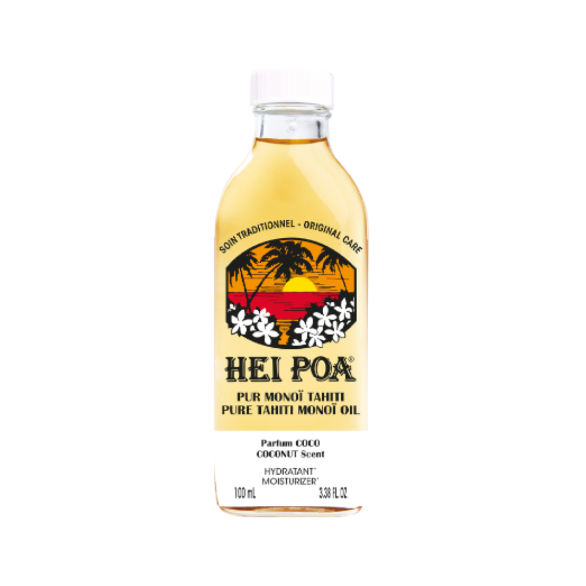 Hei Poa - Pure Tahiti Monoï Oil Coconut Scent 100ml - Medaid International