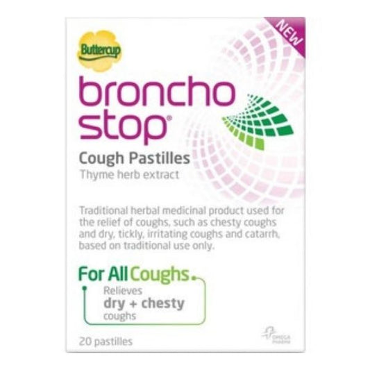 Broncho Stop - Cough Pastilles 20s - Medaid International