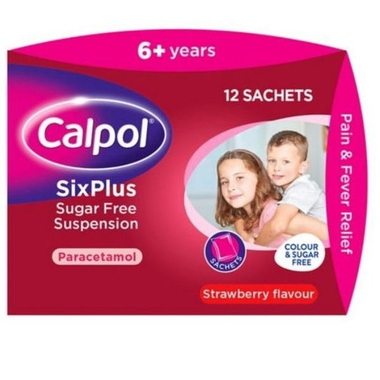 Calpol - Six Plus Sugar Free Suspension Sachets - Medaid International