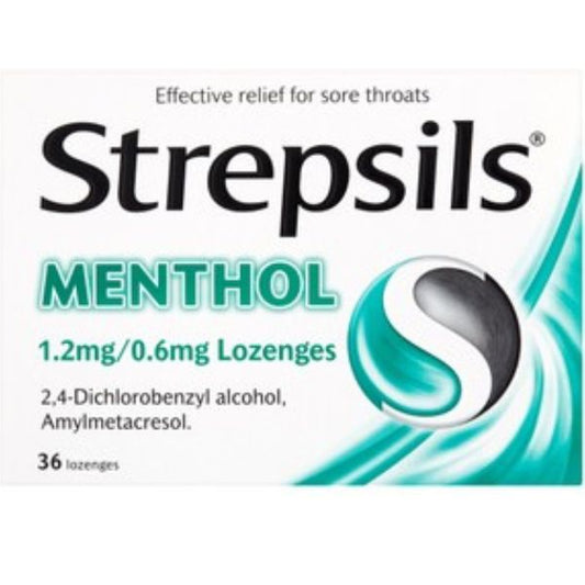 Strepsils - Menthol Lozenges 36x [IMPORTED] - Medaid