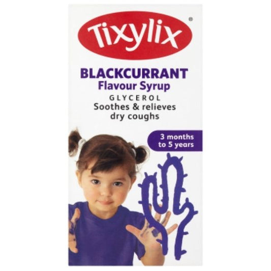 Tixylix - Blackcurrant Syrup 100ml - Medaid International