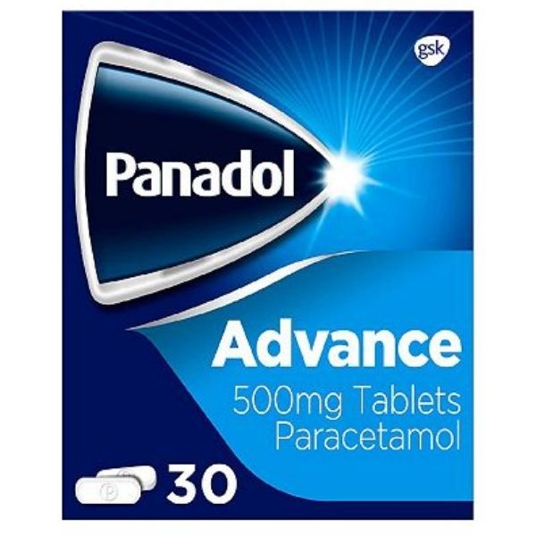 Panadol - Advance 500mg 30 Tablets (P) - Medaid