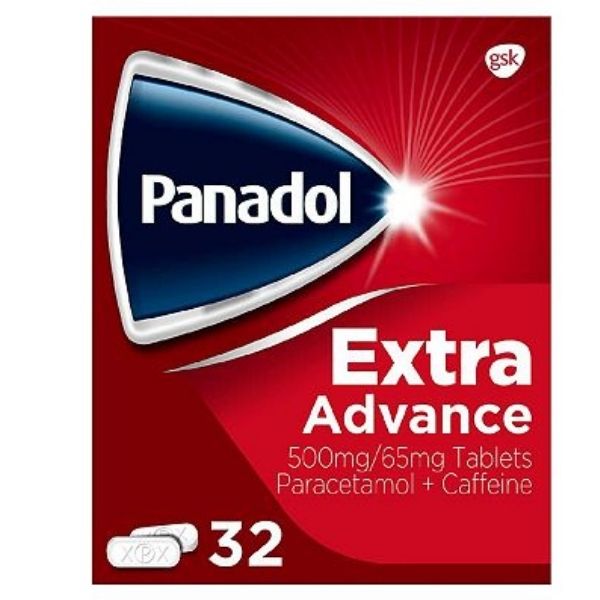 Panadol - Extra Advance 500mg 32 Tablets (P) - Medaid