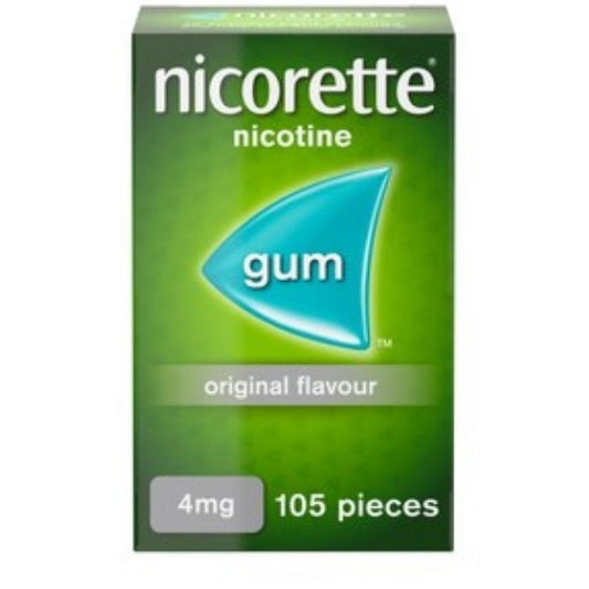 Nicorette - Gum Original Flavour 4mg - Medaid International