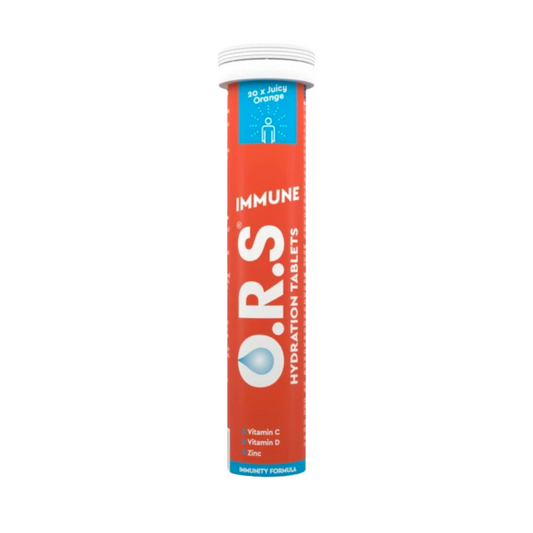 O.R.S - Immune Support Juicy Orange Flavour Hydration 20 Tablets - Medaid