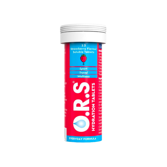 O.R.S - Strawberry Hydration 12 Tablets - Medaid International