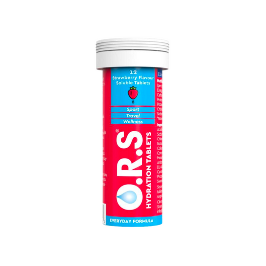 O.R.S - Strawberry Hydration 12 Tablets - Medaid