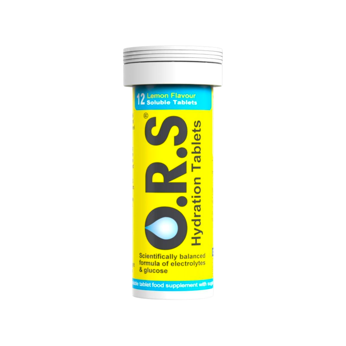 O.R.S. - Hydration Tablets Lemon Flavour 12 Tablets - Medaid