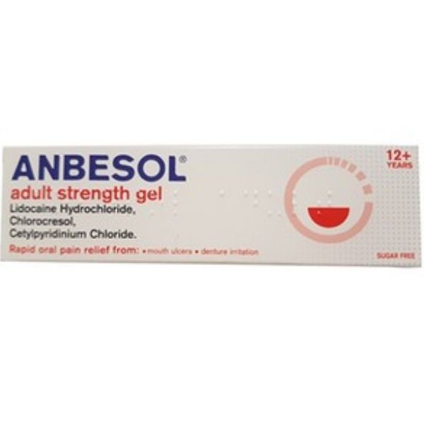 Anbesol - Adult Strength Oral Pain Relief Gel 10g - Medaid International