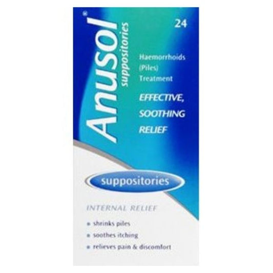 Anusol - Suppositories 24s - Medaid International