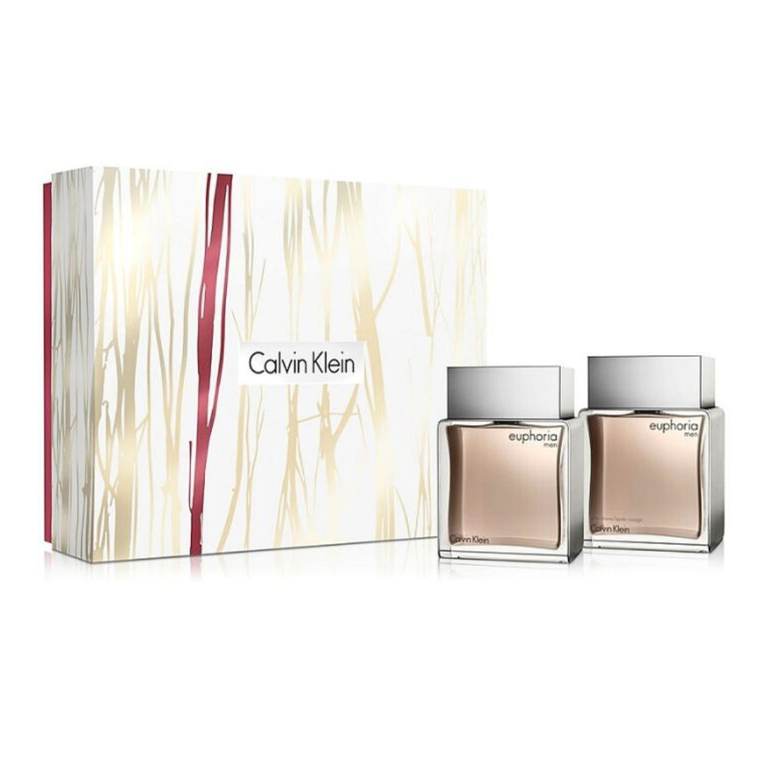 Calvin Klein Euphoria Set (EDT 100ml + AS Lotion 100ml) for Men - Medaid