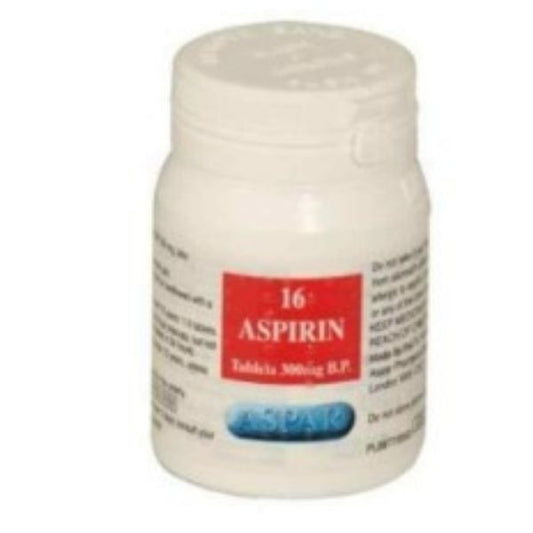 Aspirin - 300mg Tablets 16x - Medaid International