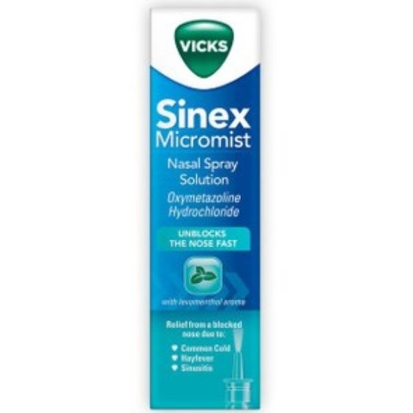 Vicks - Sinex Micromist Nasal Spray 15ml - Medaid