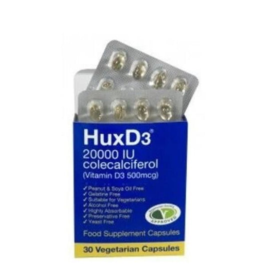 HuxD3 - 20 000 IU 30 Capsules - Medaid