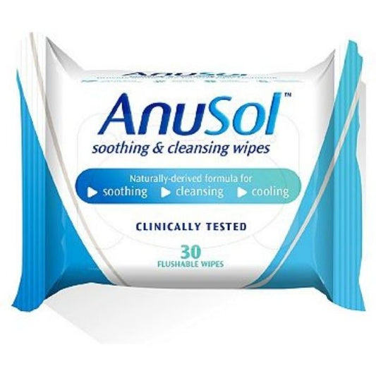 Anusol - Soothing & Cleansing Wipes 30 - Medaid