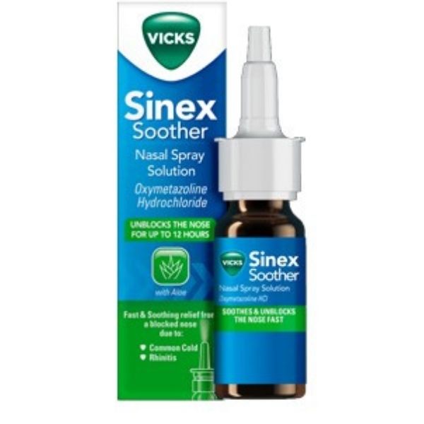 Vicks - Sinex Soother Nasal Spray 15ml - Medaid