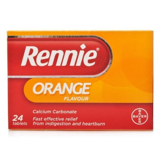 Rennie - Calcium Carbonate 24 chewable tablets - Medaid International