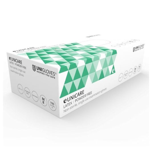 Unicare - Latex Gloves Medium - Medaid International