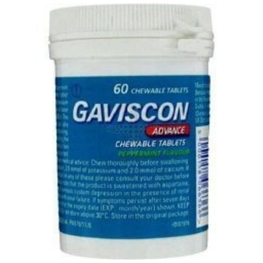 Gaviscon - Advance Mint Chewables 60s - Medaid International