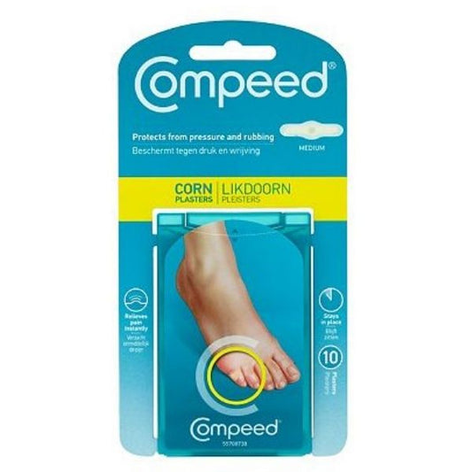 Compeed - Medium Corn Plasters - 10 plasters - Medaid