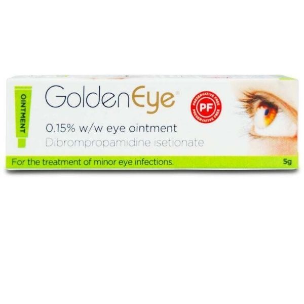 Golden Eye - Dibrompropamidine  Ointment 0.15% - Medaid International