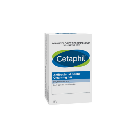 Cetaphil Antibacterial Gentle Cleansing Bar 127g - Medaid - Lebanon