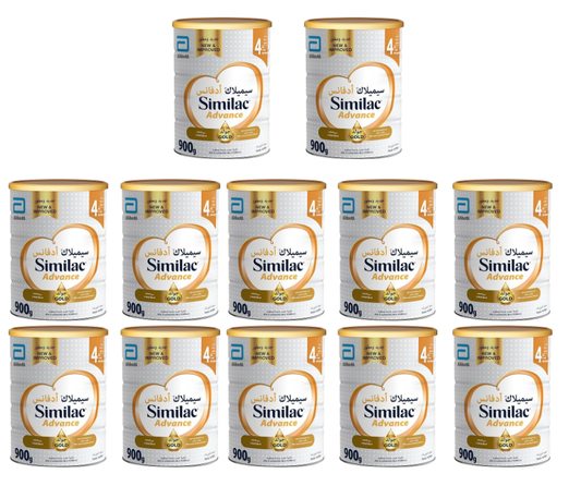 Similac Advance Gold Formula Milk Powder Stage 4 from 3 Years and above 900g (12-Pack) - Medaid International